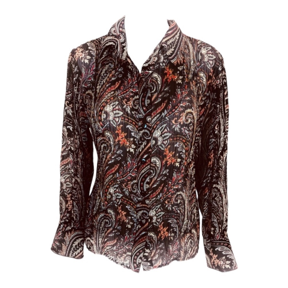 K Arnold Print Blouse - Size M